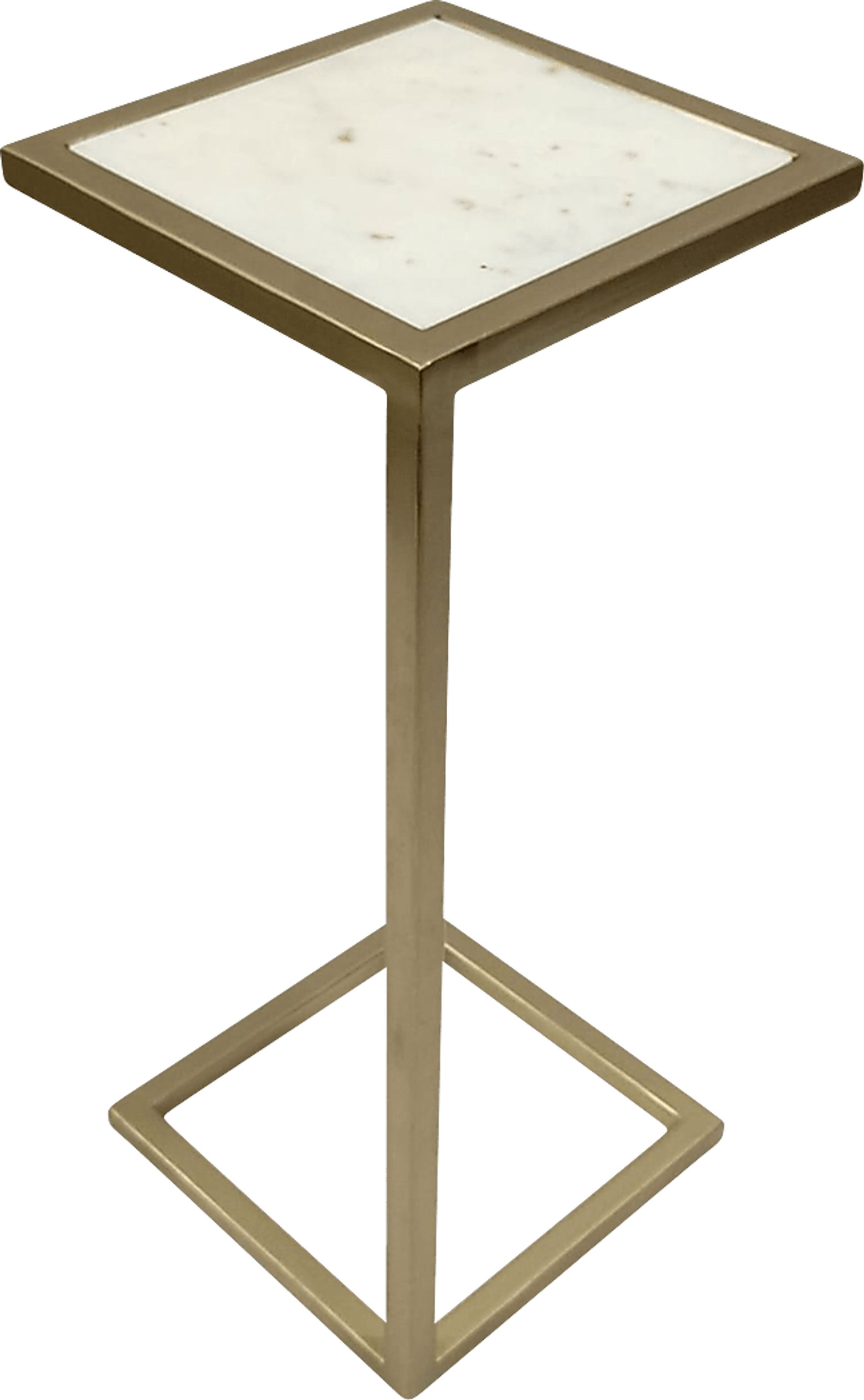 Hryle Gold/White Accent Table - Image 5