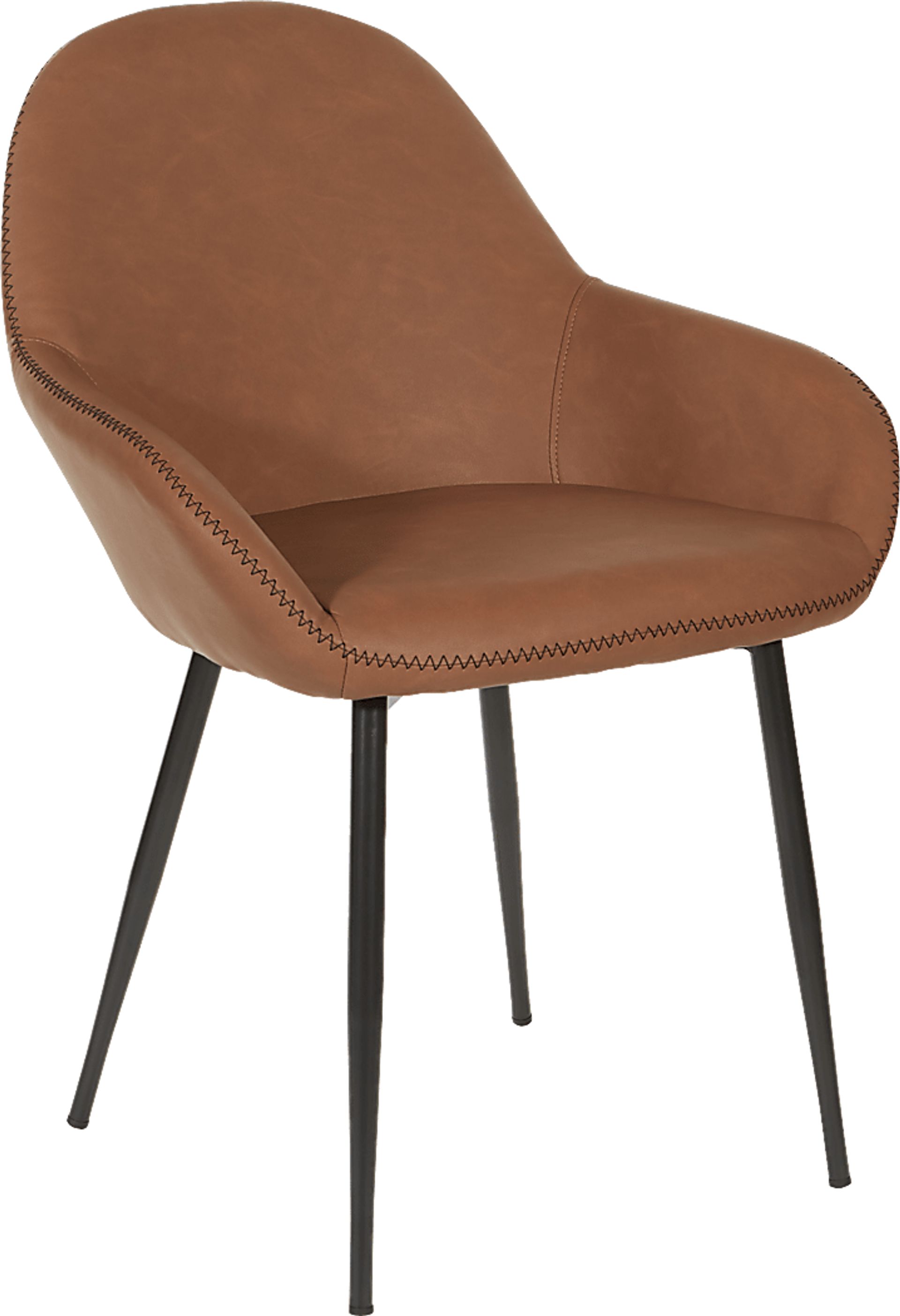 Hubbardton Brown Accent Chair - Image 1