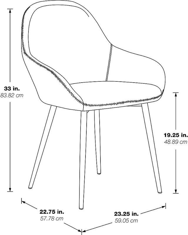 Hubbardton Gray Accent Chair - Thumbnail - Image 6