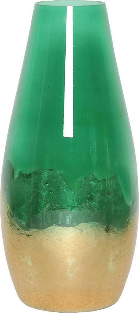 Hublard Green 15 in. Vase