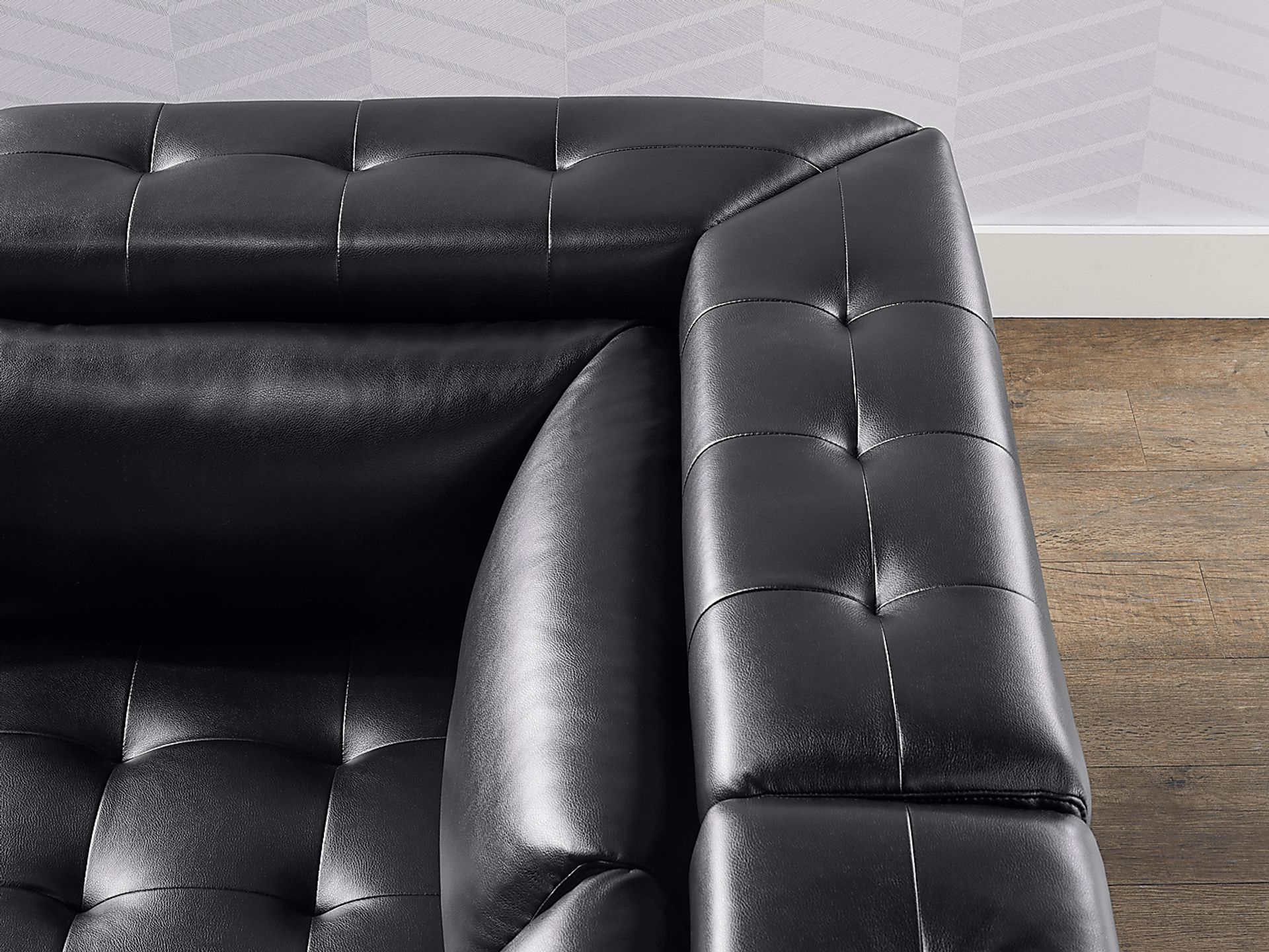 Hudson Heights Black 5 Pc Sectional Living Room - Image 6