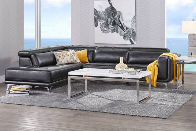 Hudson Heights Black 2 Pc Sectional - Thumbnail - Image 2