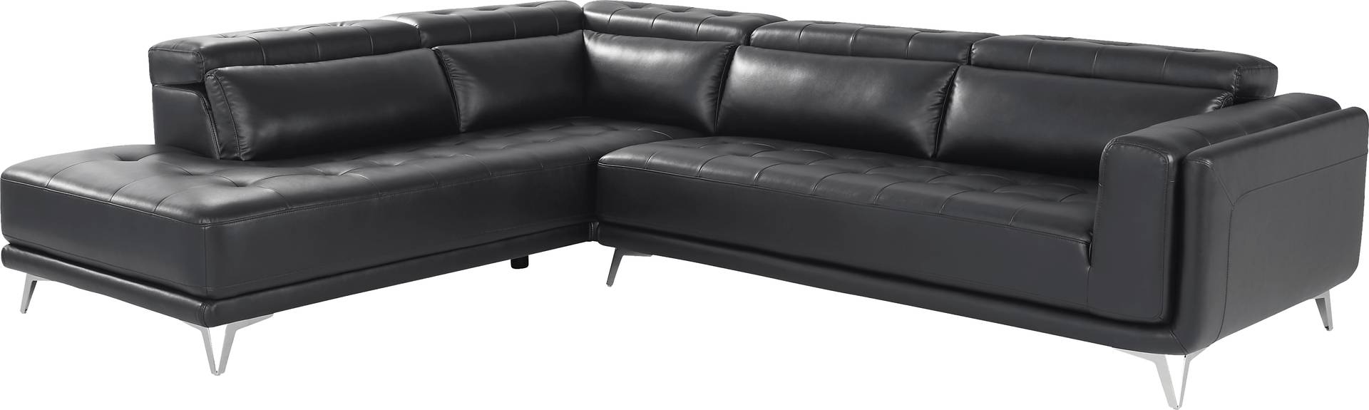 2 pc left arm chaise sectional