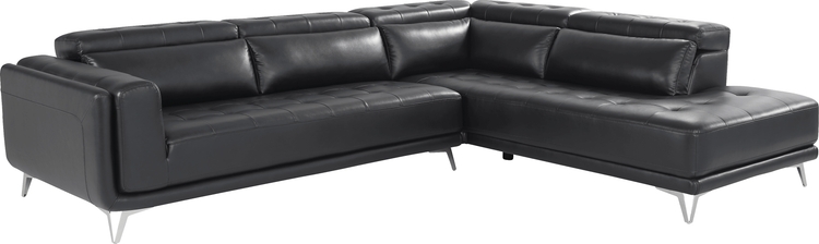 2 pc right arm chaise sectional