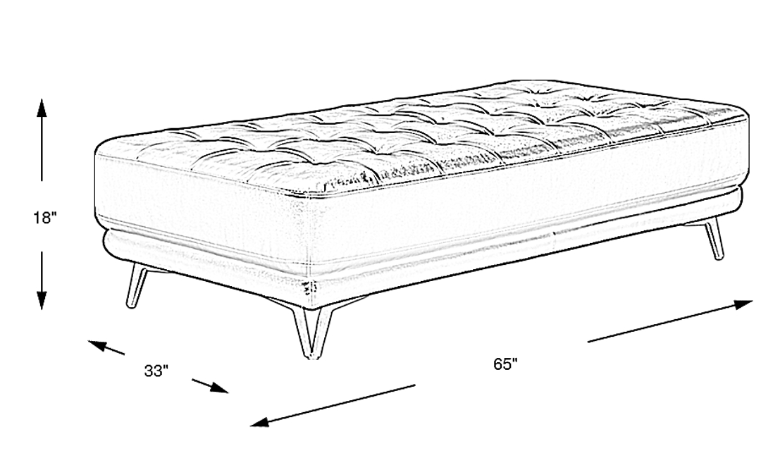 Hudson Heights Cocktail Ottoman
