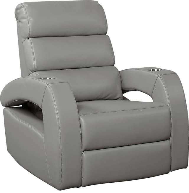 Hudson Heights Dove Power Recliner - Thumbnail - Image 2
