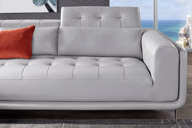 Hudson Heights Platinum 6 Pc Sectional Living Room - Thumbnail - Image 6