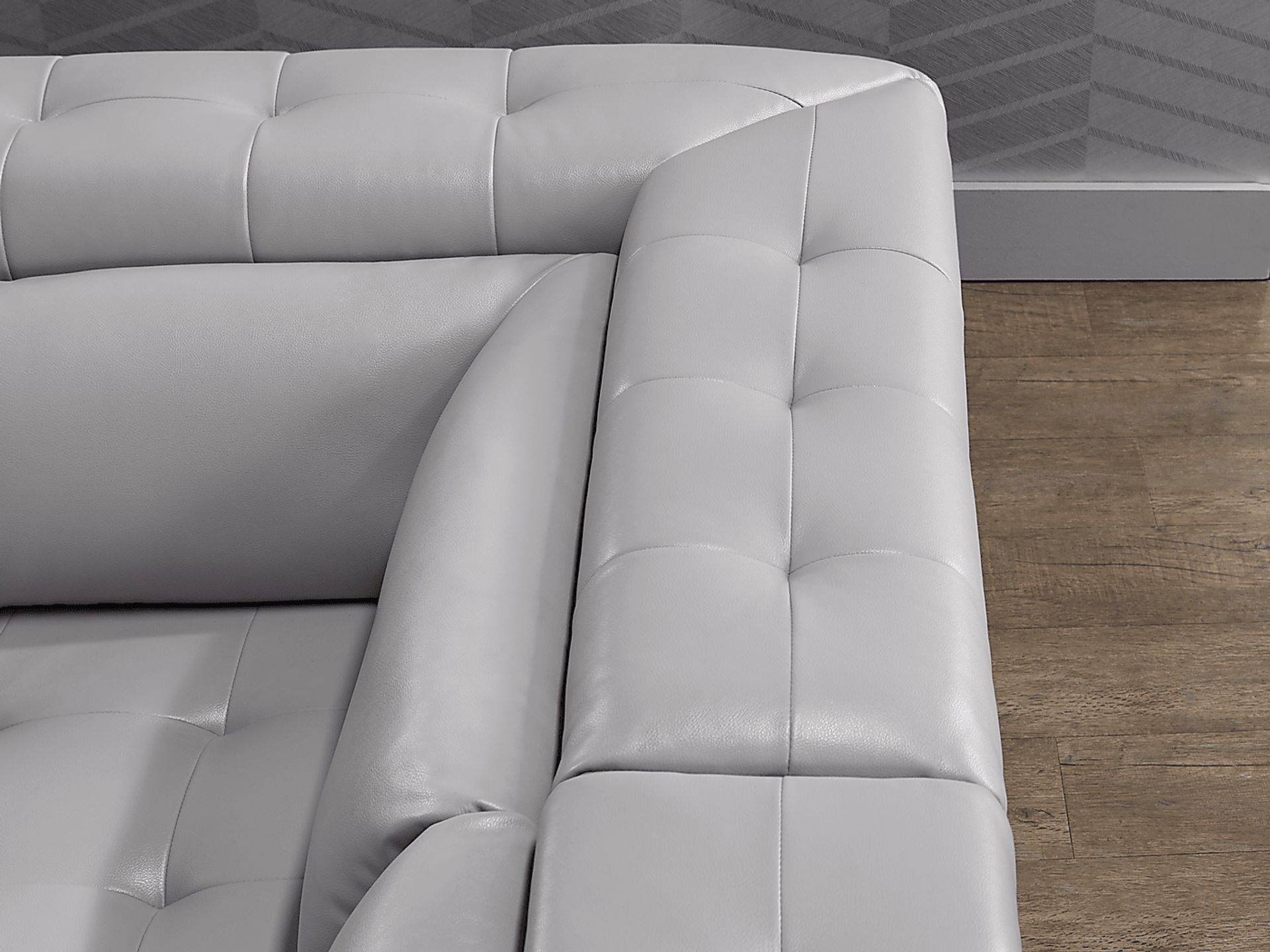 Hudson Heights Platinum 2 Pc Sectional - Image 4