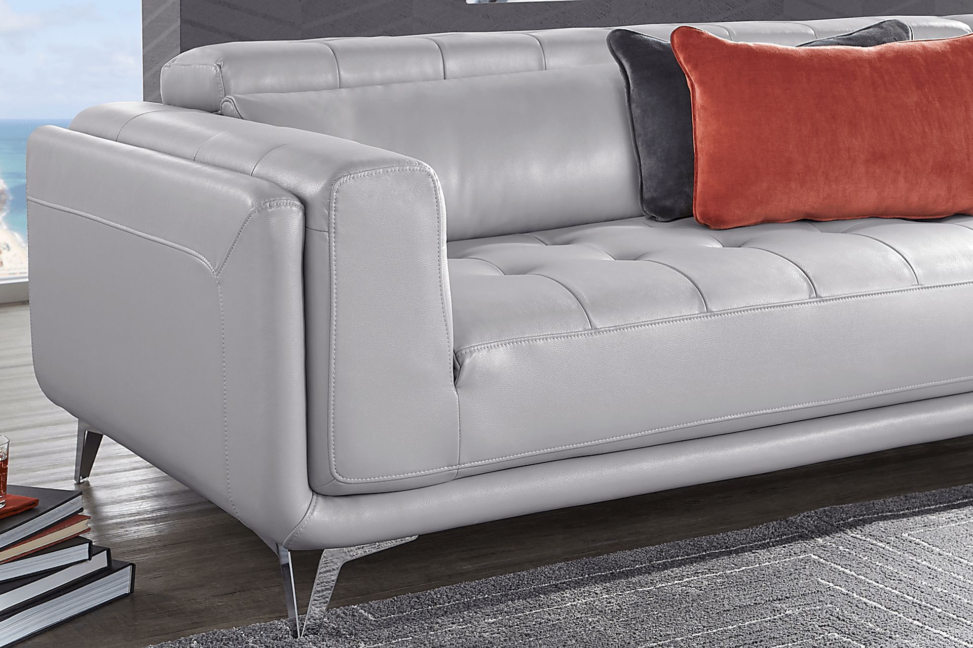 Hudson Heights Platinum 2 Pc Sectional - Image 7