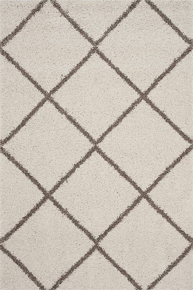 Hudson Shag Beige 5'2 x 7'8 Rug - Thumbnail - Image 1