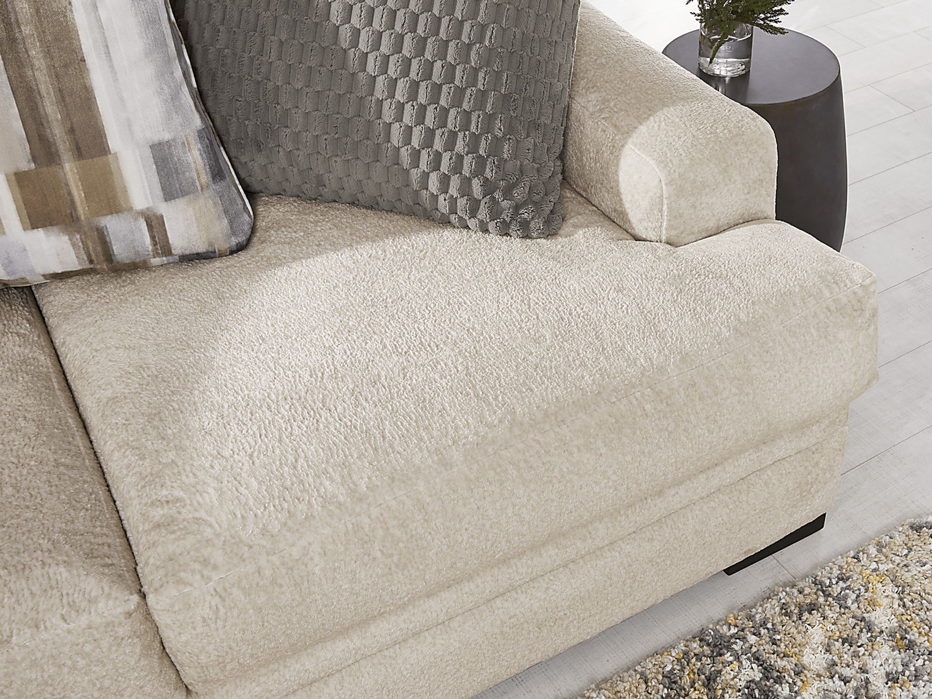 Hudson Street Beige 2 Pc Sectional - Image 4