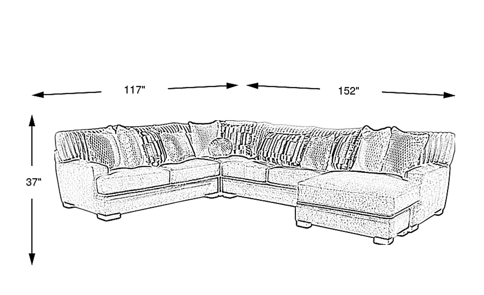 Dimension Image. Please refer to the Dimension Tab on this page for dimension details.