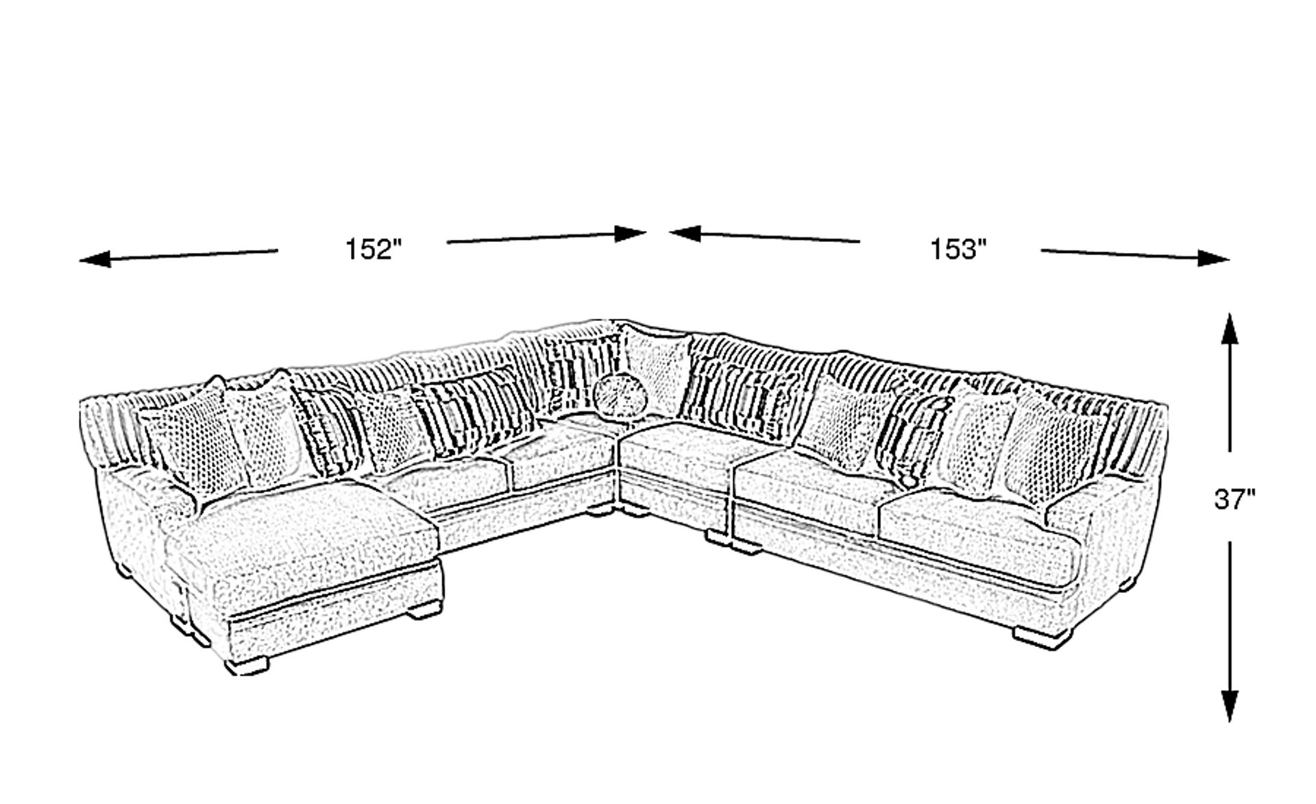 Dimension Image. Please refer to the Dimension Tab on this page for dimension details.