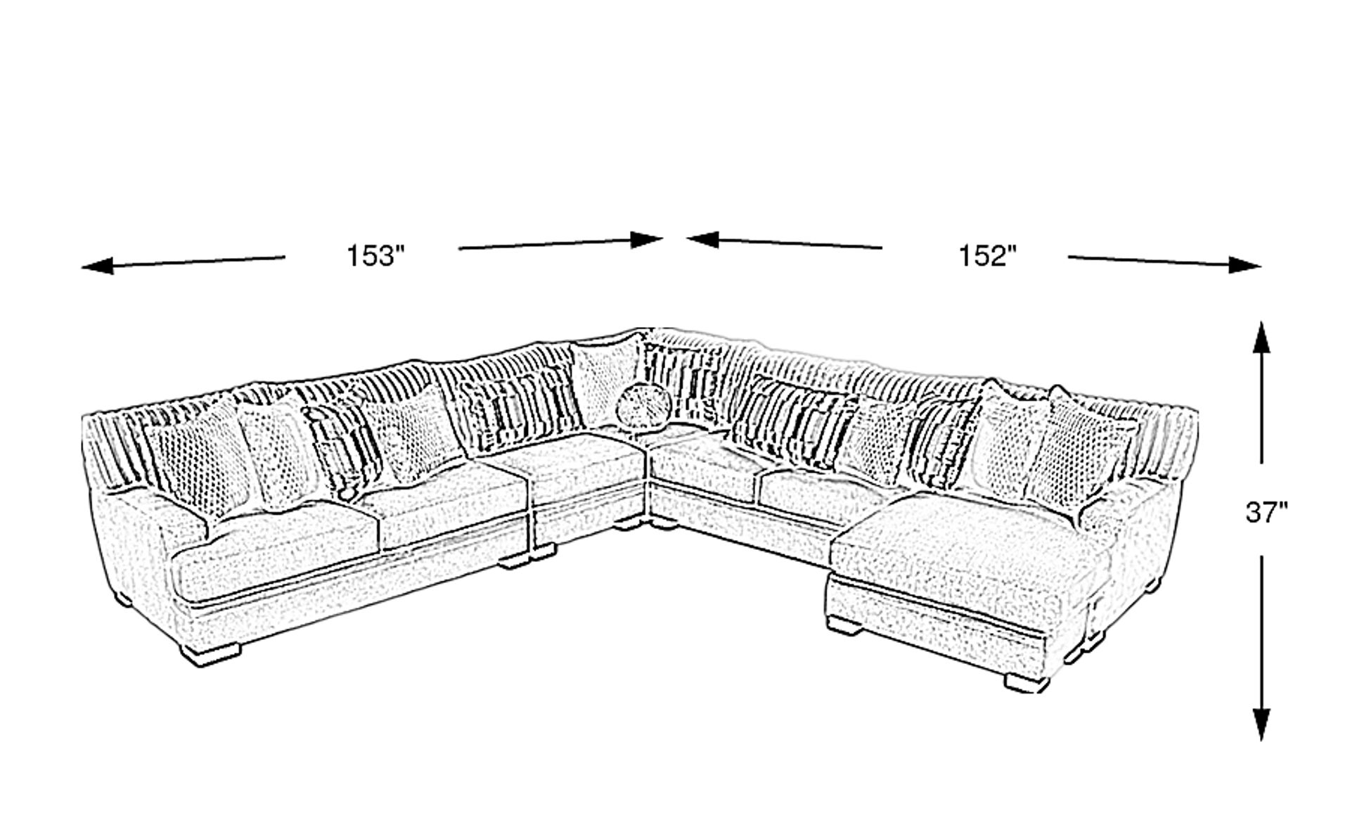 Dimension Image. Please refer to the Dimension Tab on this page for dimension details.