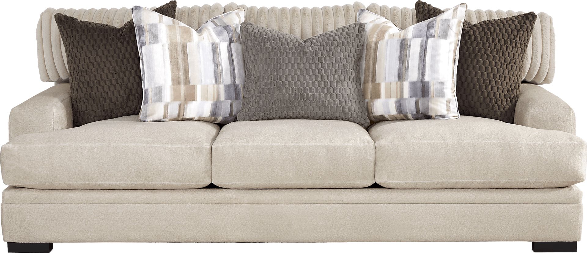 Hudson Street Beige Sofa - Image 1