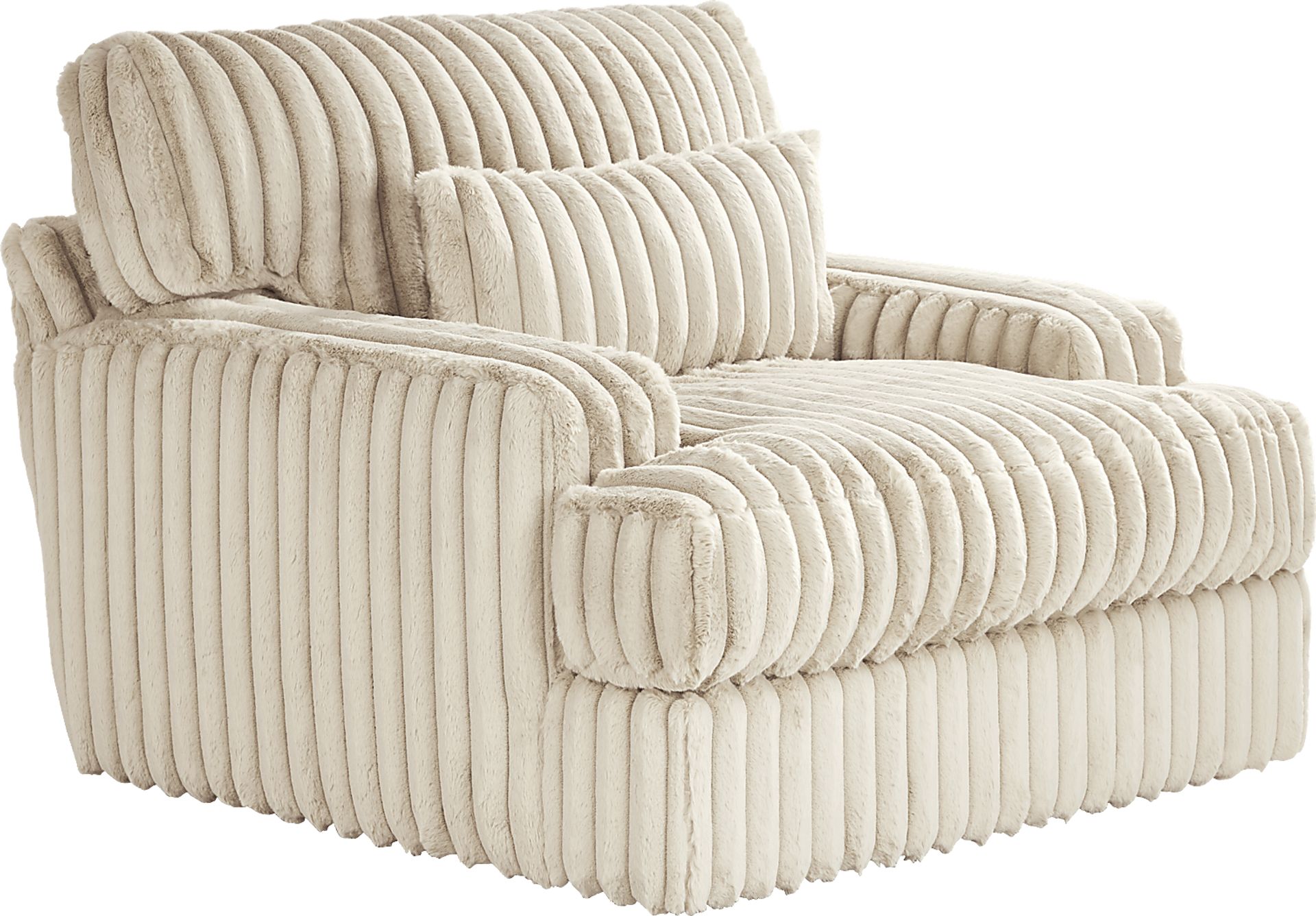 Hudson Street Beige Swivel Chair - Image 1