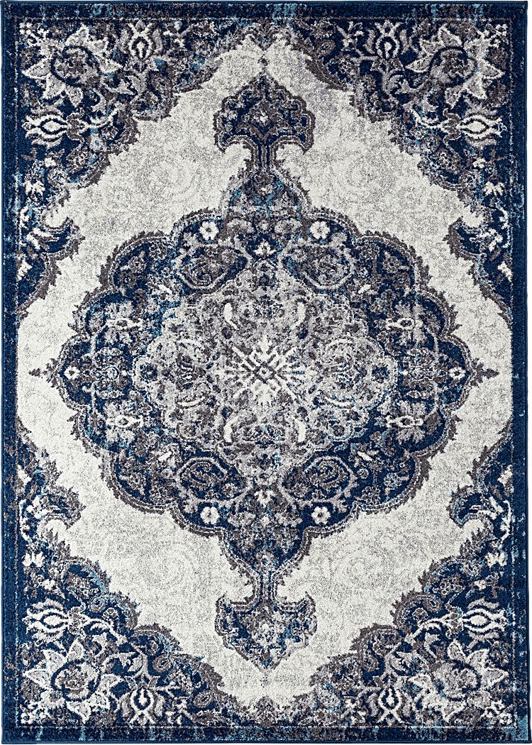 Hudtane Navy 7'9 x 9'9 Rug