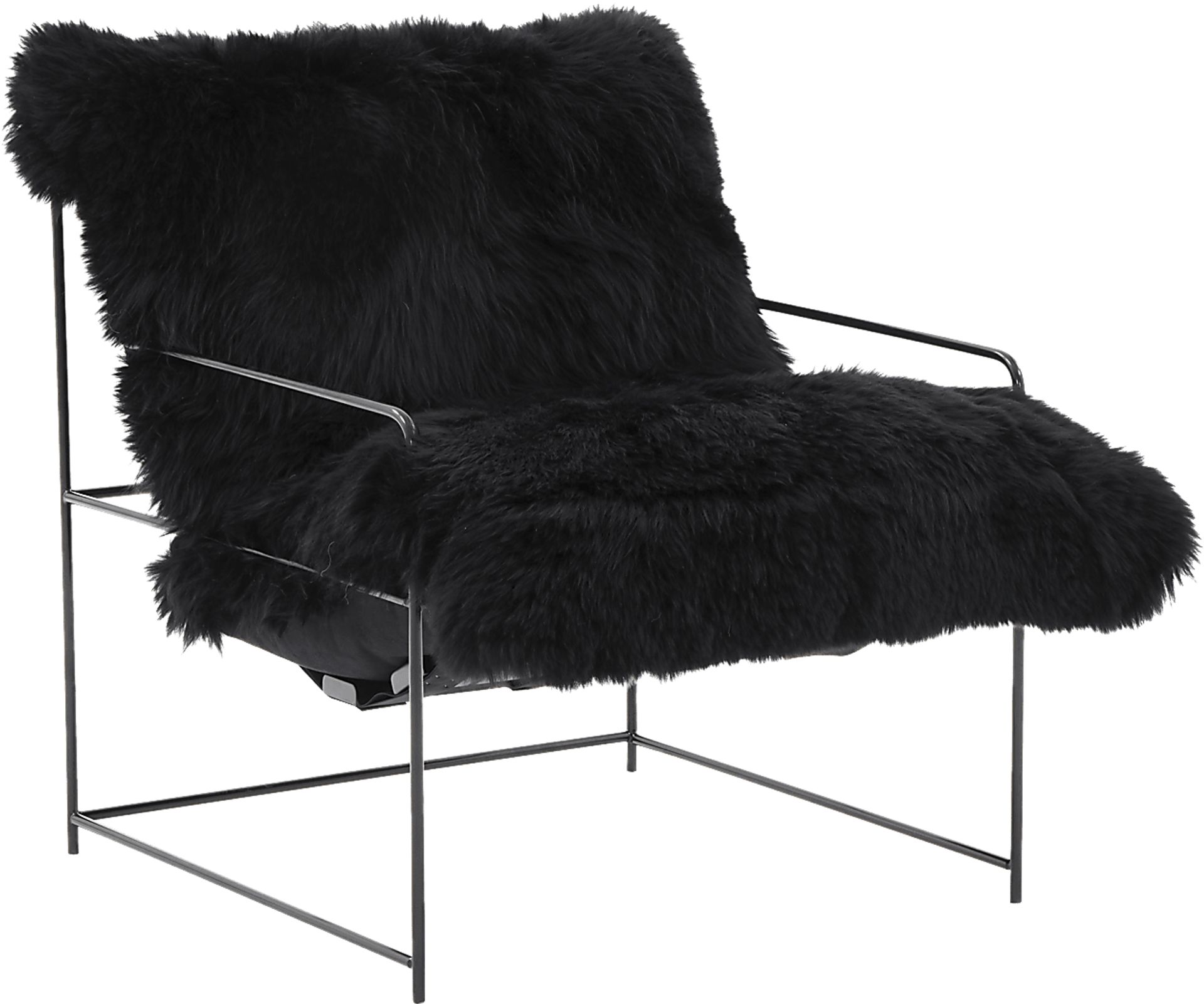 Huetter Black Accent Chair - Image 1