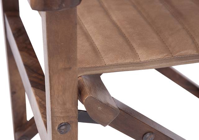 Huguenot Brown Accent Chair - Thumbnail - Image 6