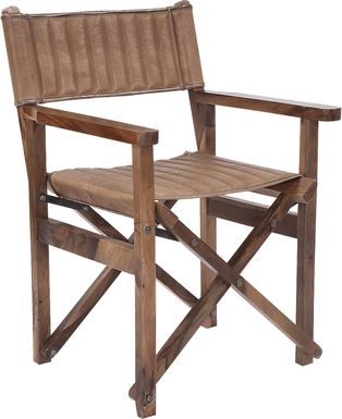 Huguenot Brown Accent Chair