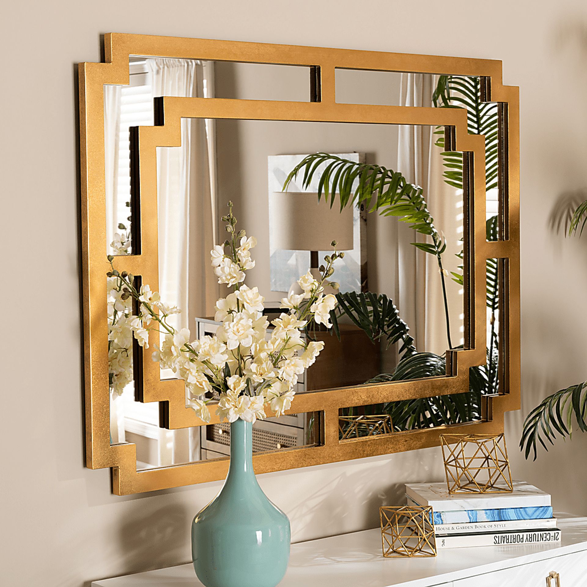 Huguet Gold Wall Mirror - Image 2