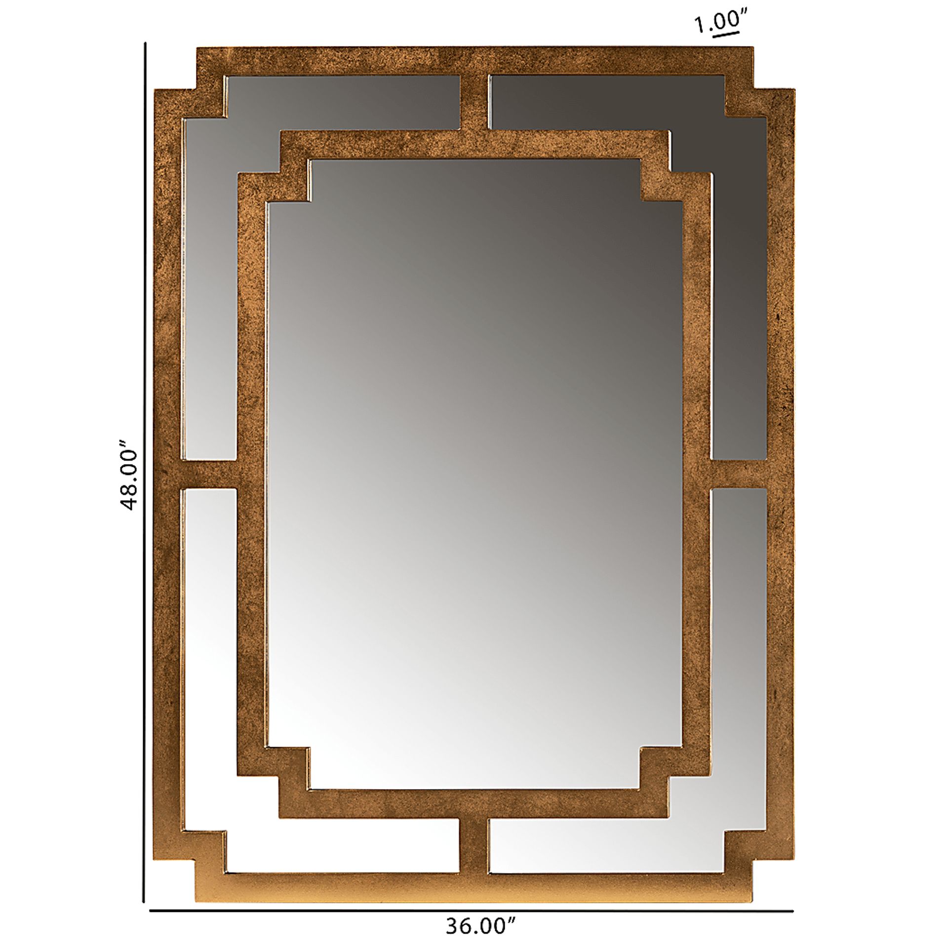 Huguet Gold Wall Mirror - Image 4