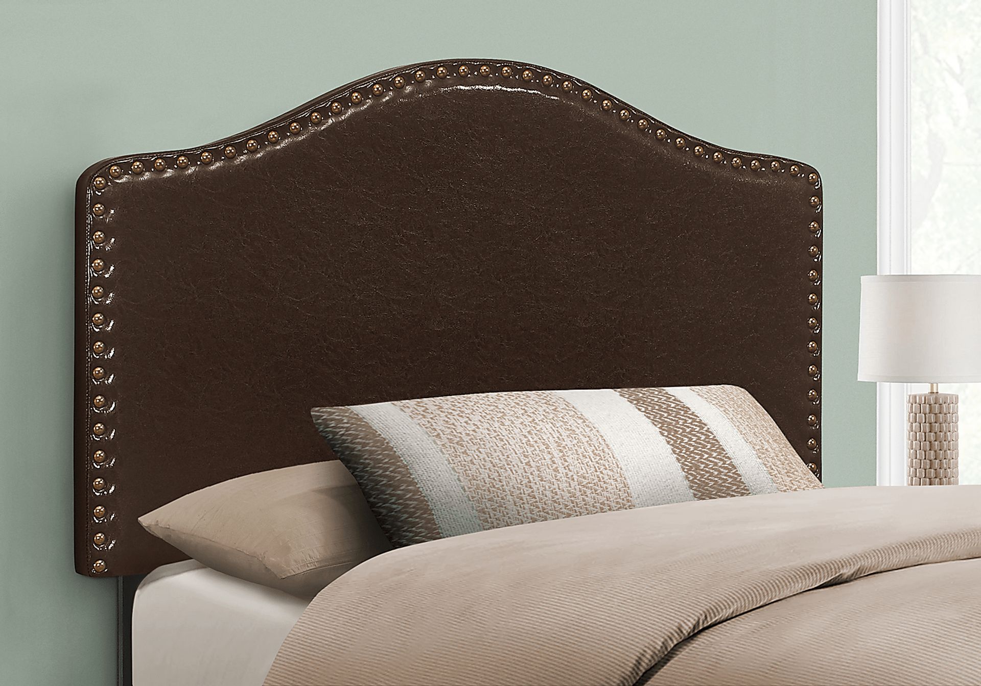 Hugur Brown Twin Headboard - Image 3