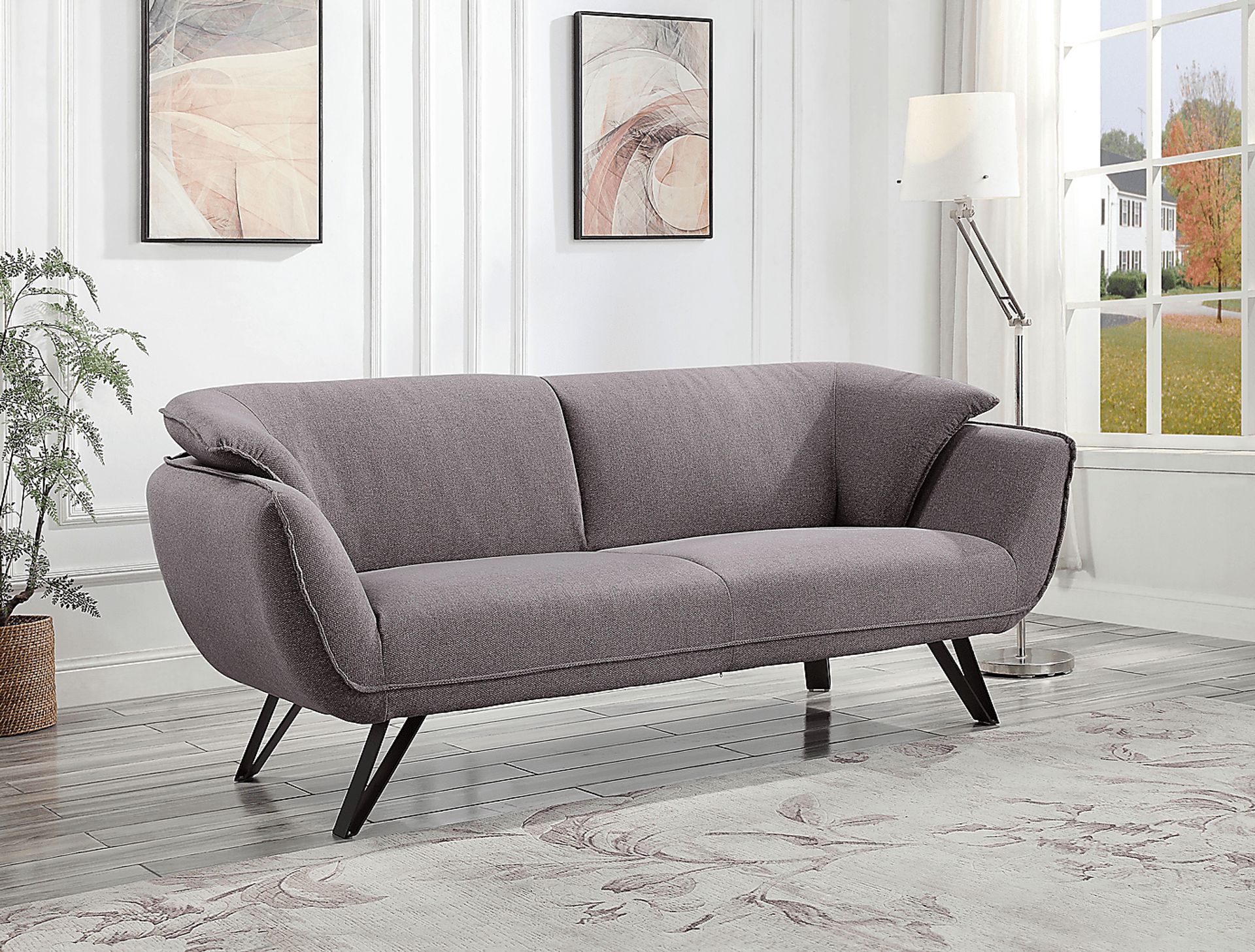 Hugus Gray Sofa - Image 2