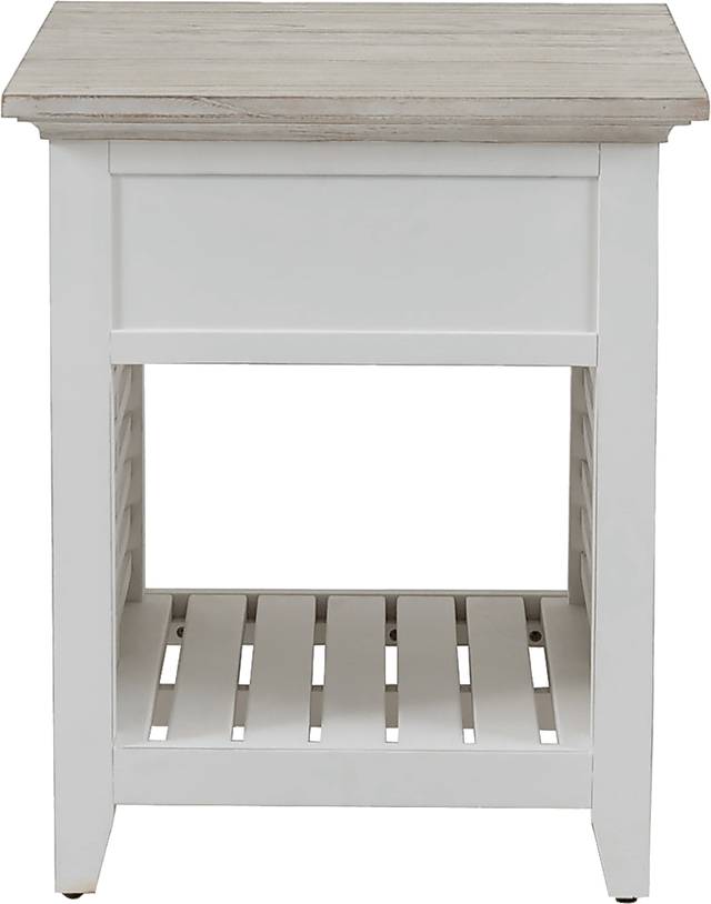 Huibei Gray End Table - Thumbnail - Image 4