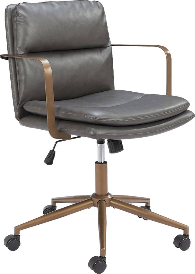Huitli Gray Office Chair - Thumbnail - Image 1
