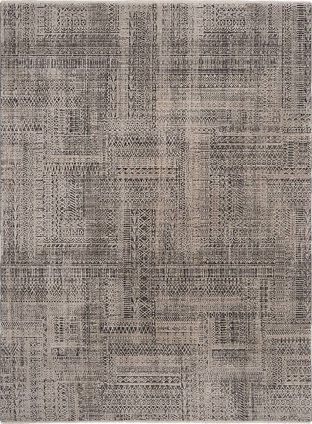 Hulgeo Gray 2'7 x 10' Rug - Thumbnail - Image 1