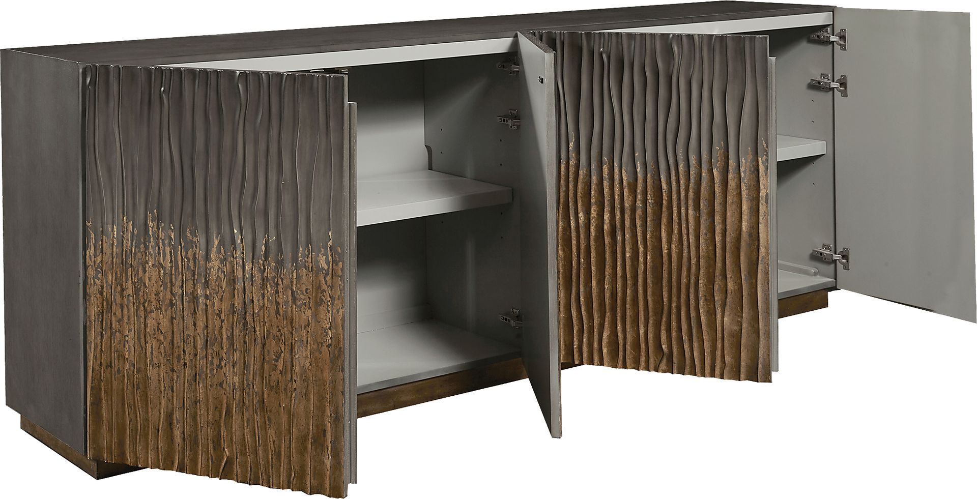 Hullen Gray Credenza - Image 4