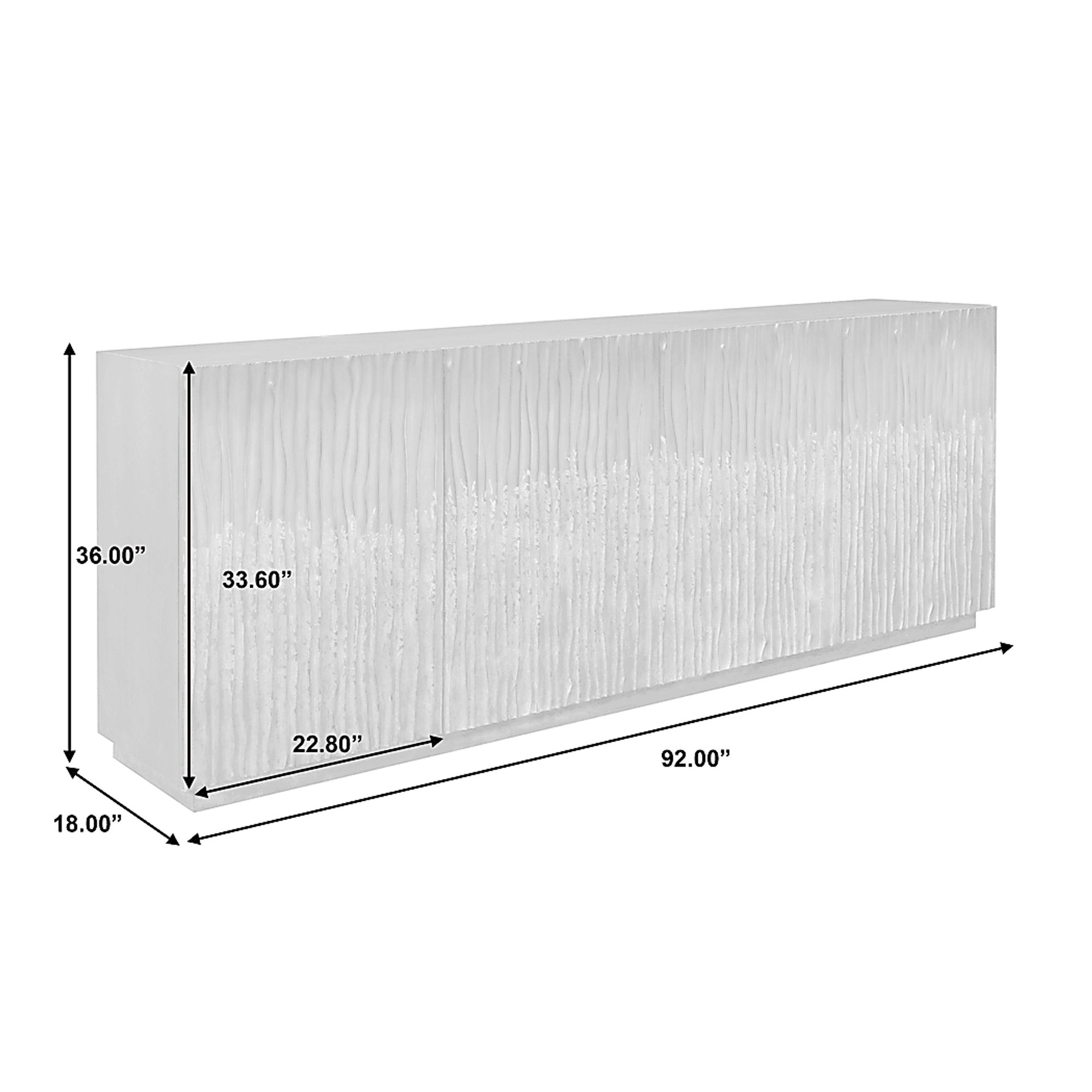 Hullen Gray Credenza - Image 7