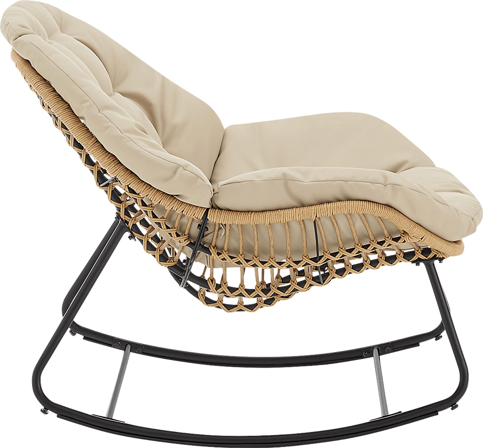 Hulnick Cream 3 Pc Rocking Chair Set - Image 11