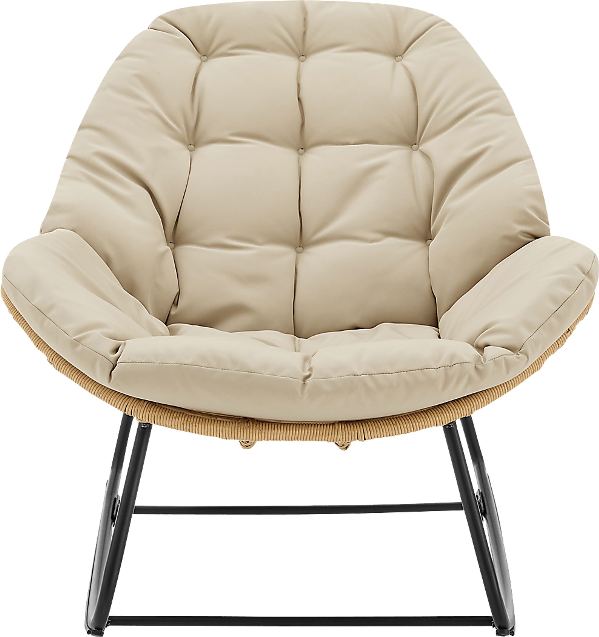 Hulnick Cream 3 Pc Rocking Chair Set - Image 6