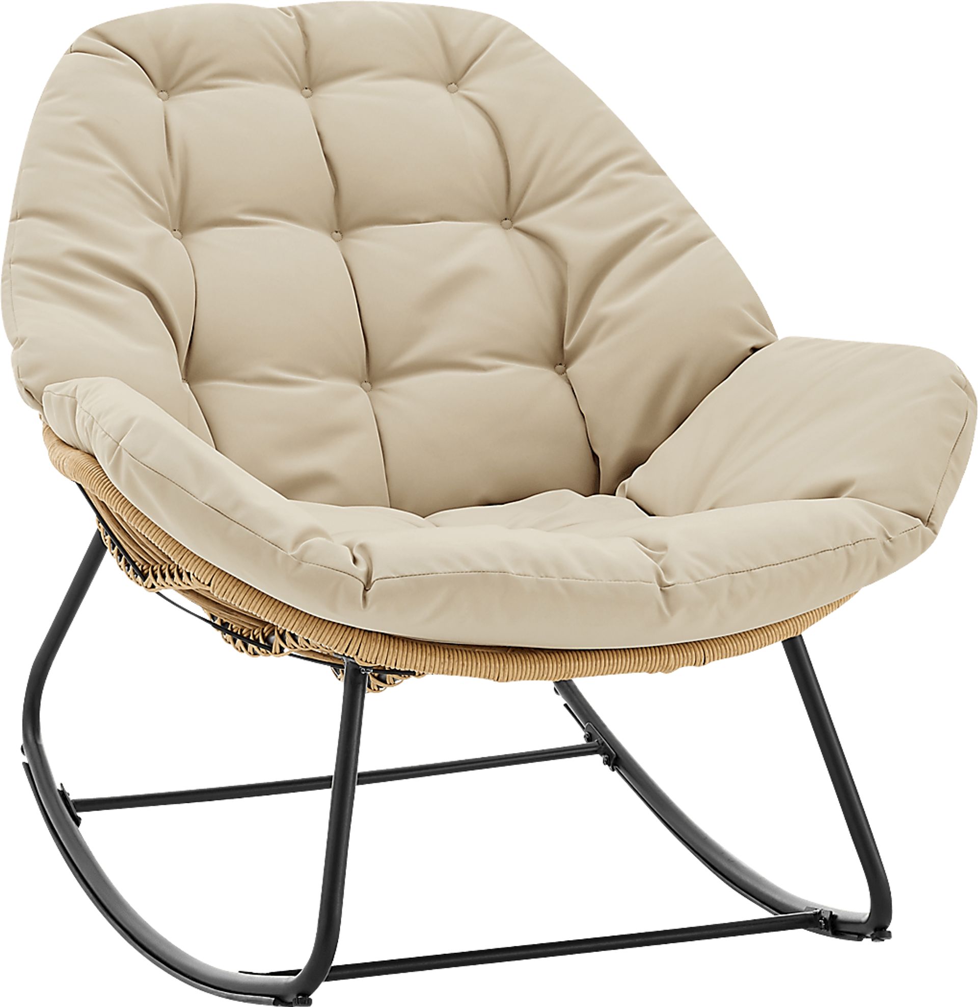 Hulnick Cream 3 Pc Rocking Chair Set - Image 7