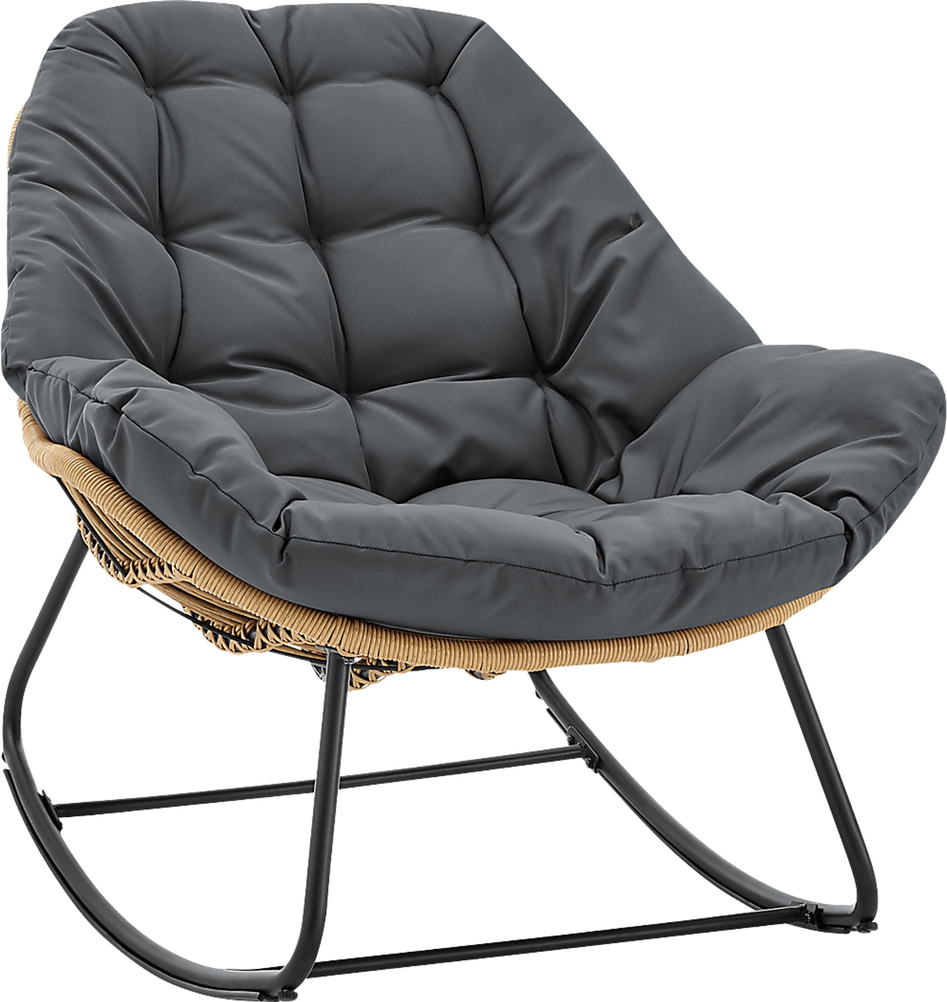 Hulnick Gray 3 Pc Rocking Chair Set - Image 7