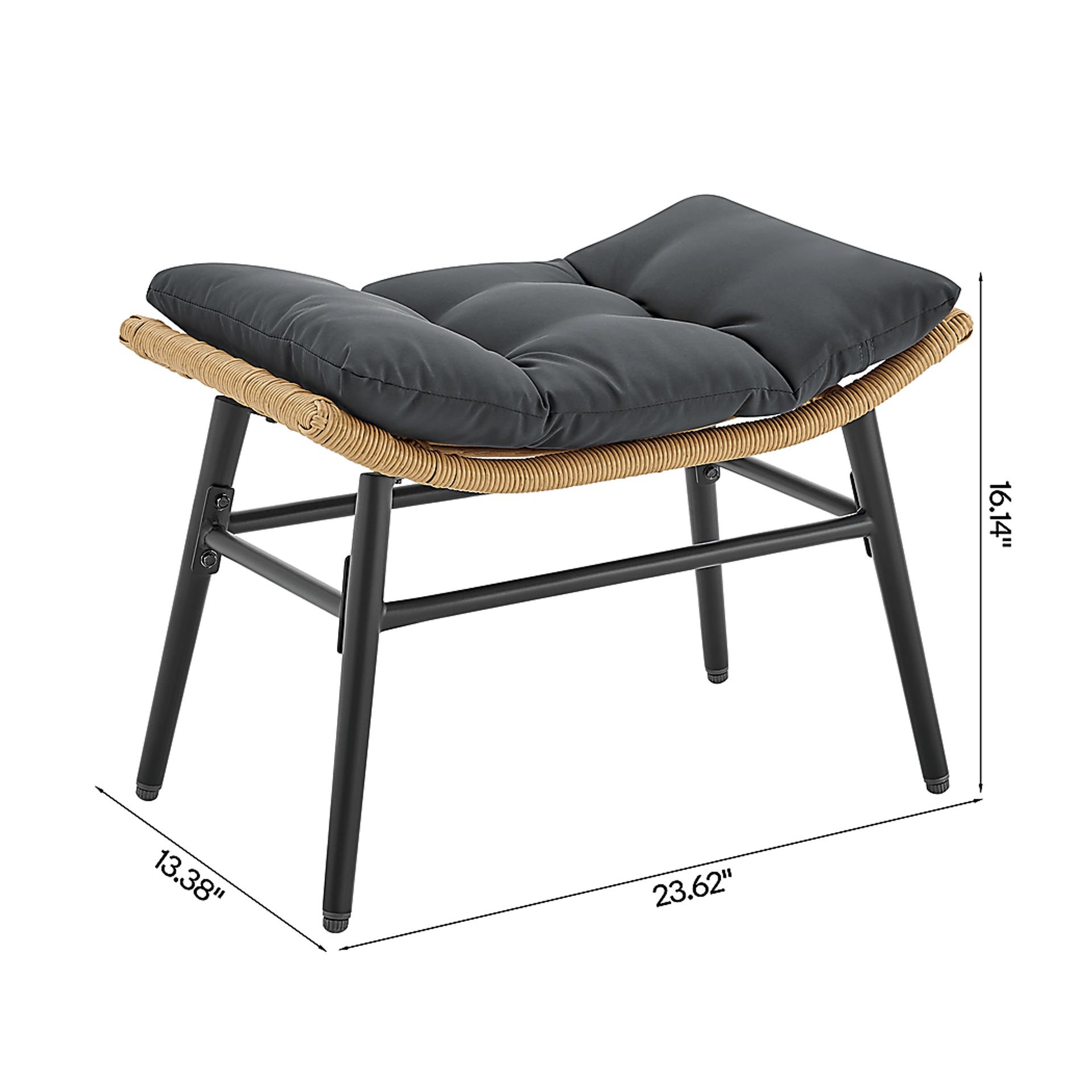 Hulnick Gray 3 Pc Rocking Chair Set - Image 9