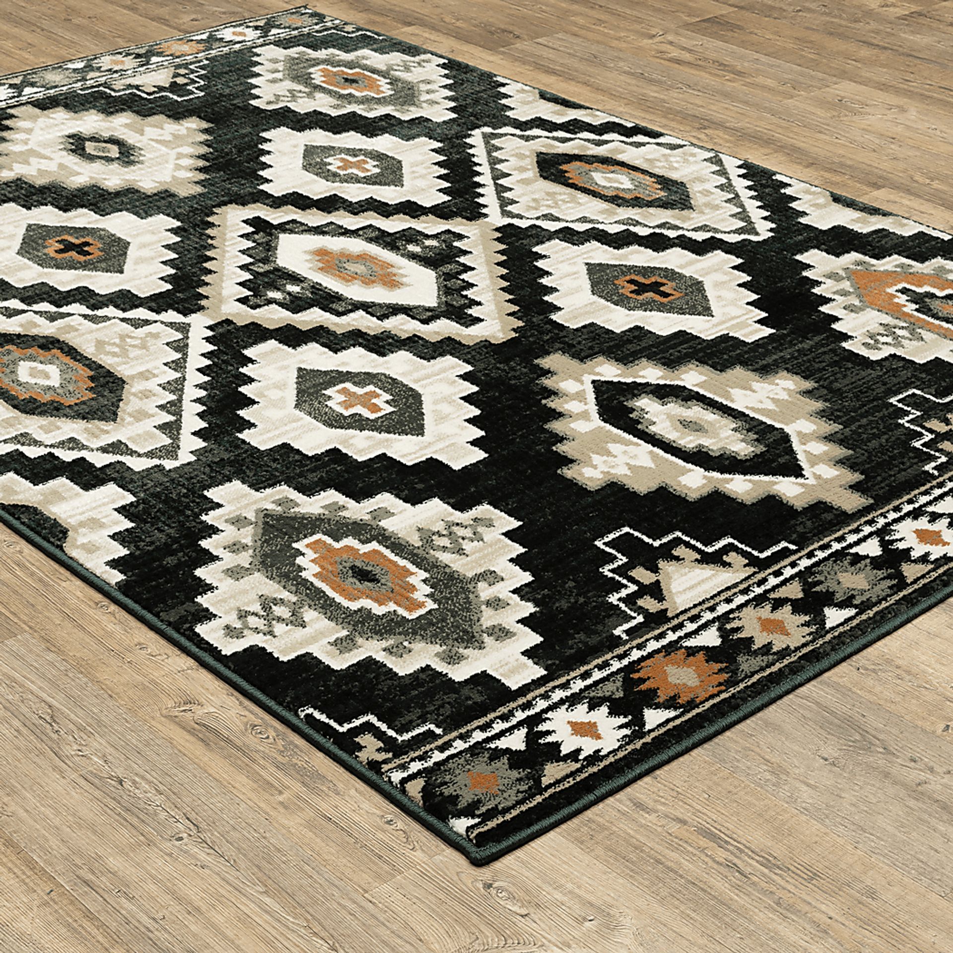 Humai Charcoal 5'3 x 7'3 Rug - Image 2