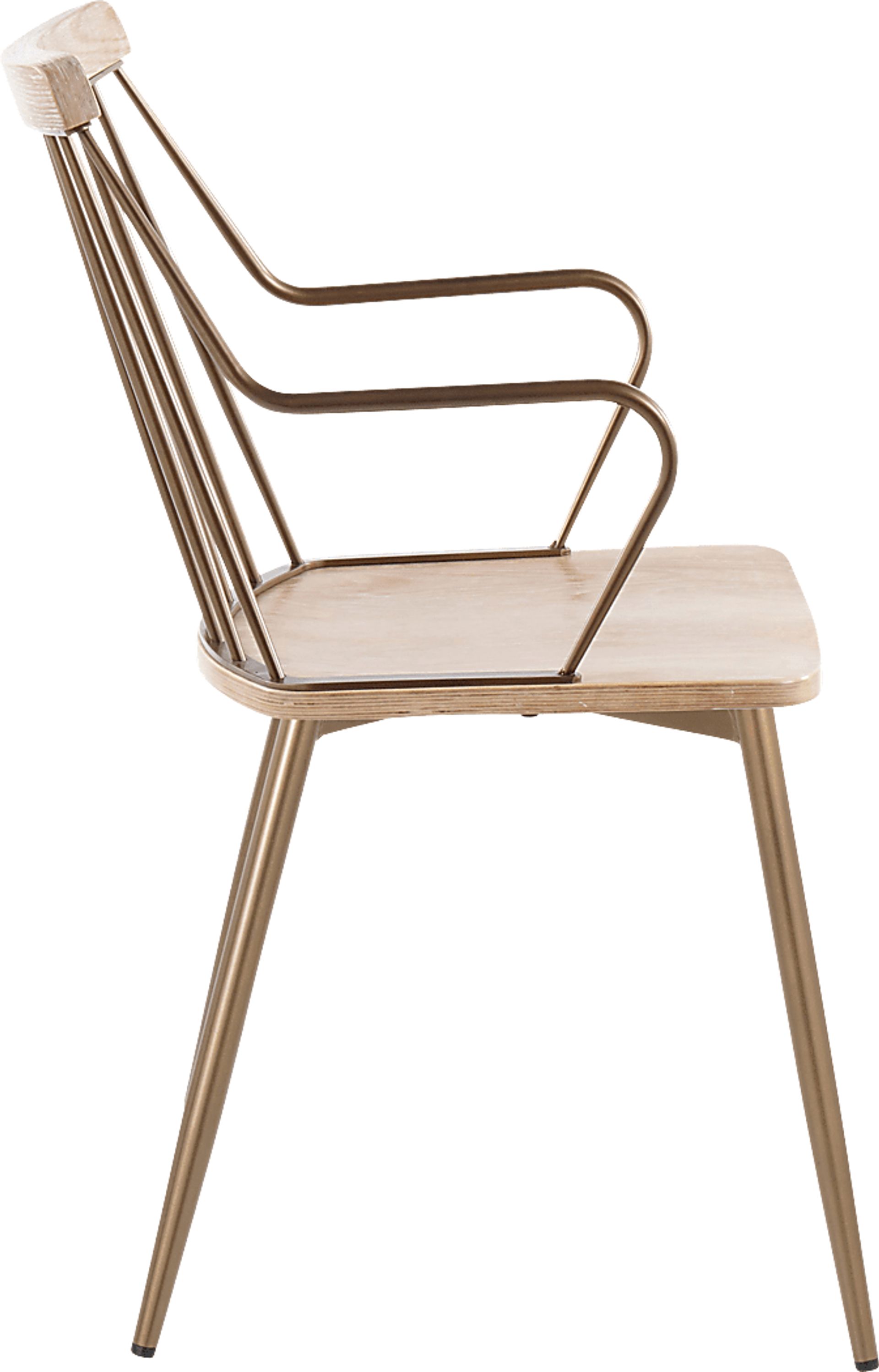 Hundley White Arm Chair, Set of 2 - Image 4