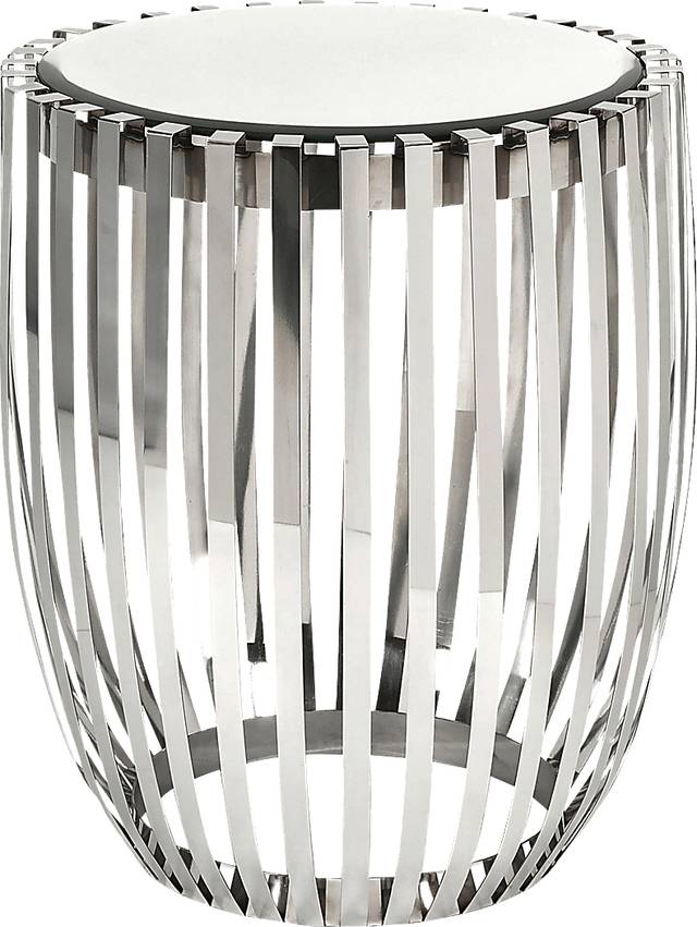 Hunnewell Silver Accent Table - Thumbnail - Image 1