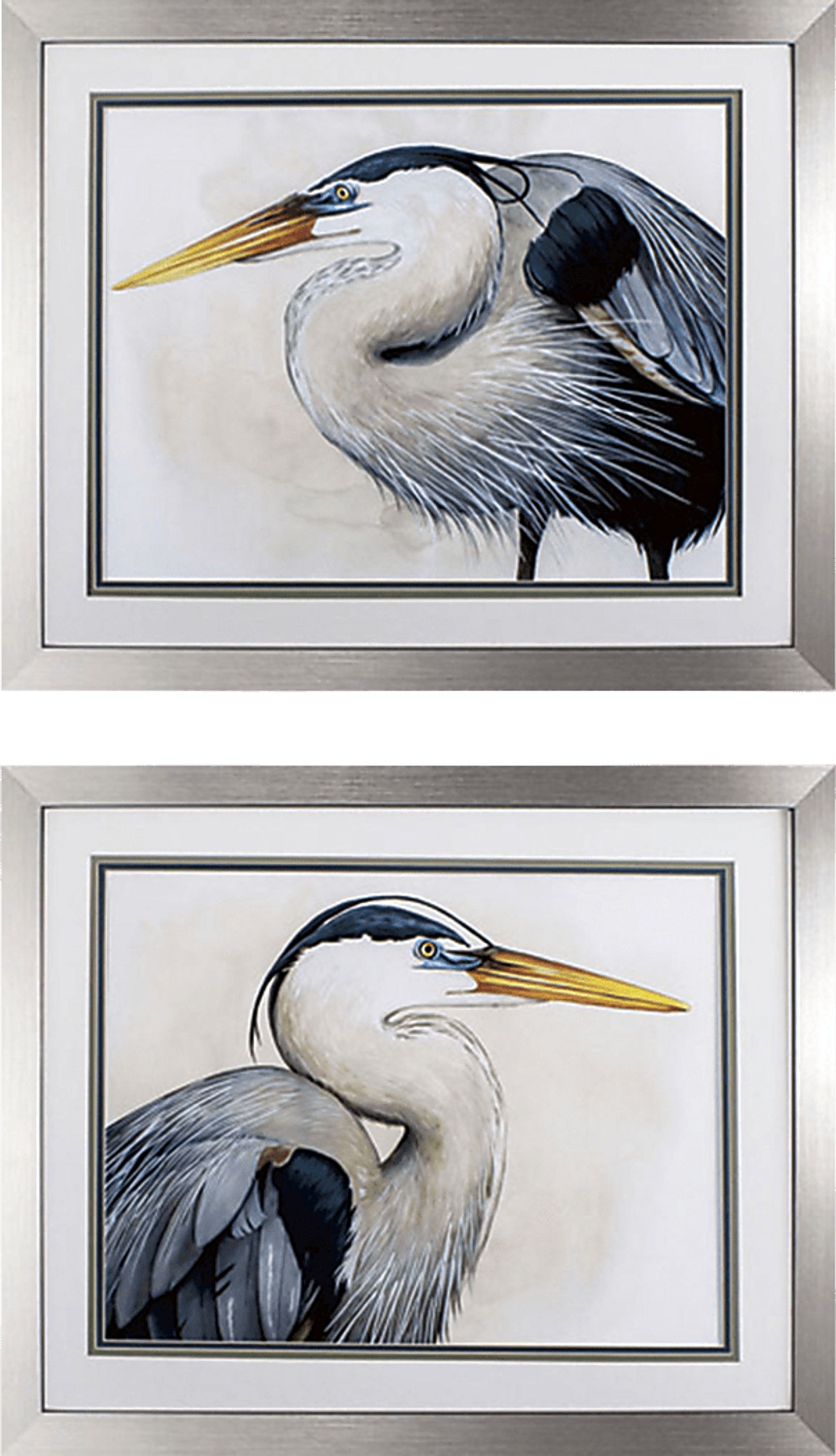 Hunter Blue Artwork, Set of 2 - Image 1