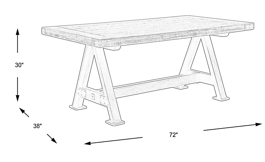 Hunter Mill Brown Dining Table Rooms To Go