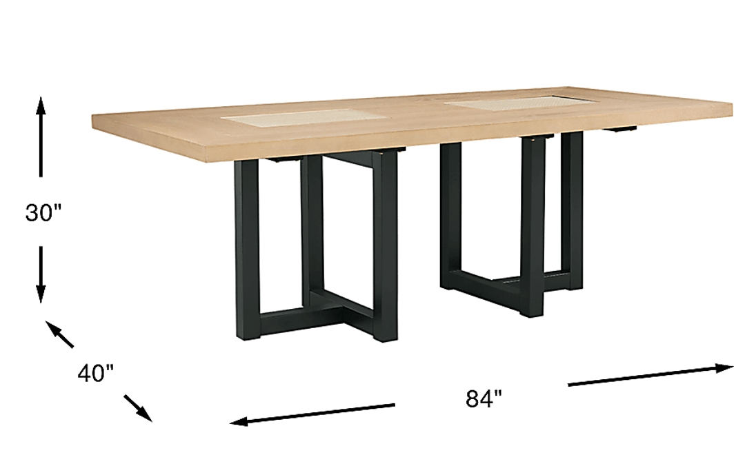 Hunter Springs Black Rectangle Dining Table