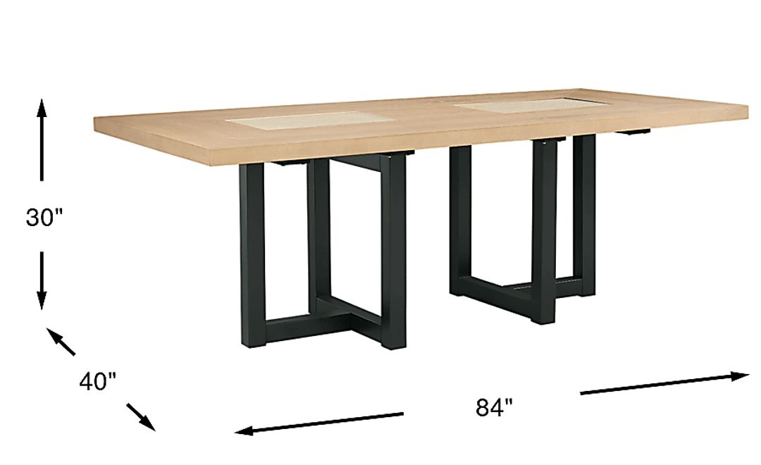 Hunter Springs Black Rectangle Dining Table