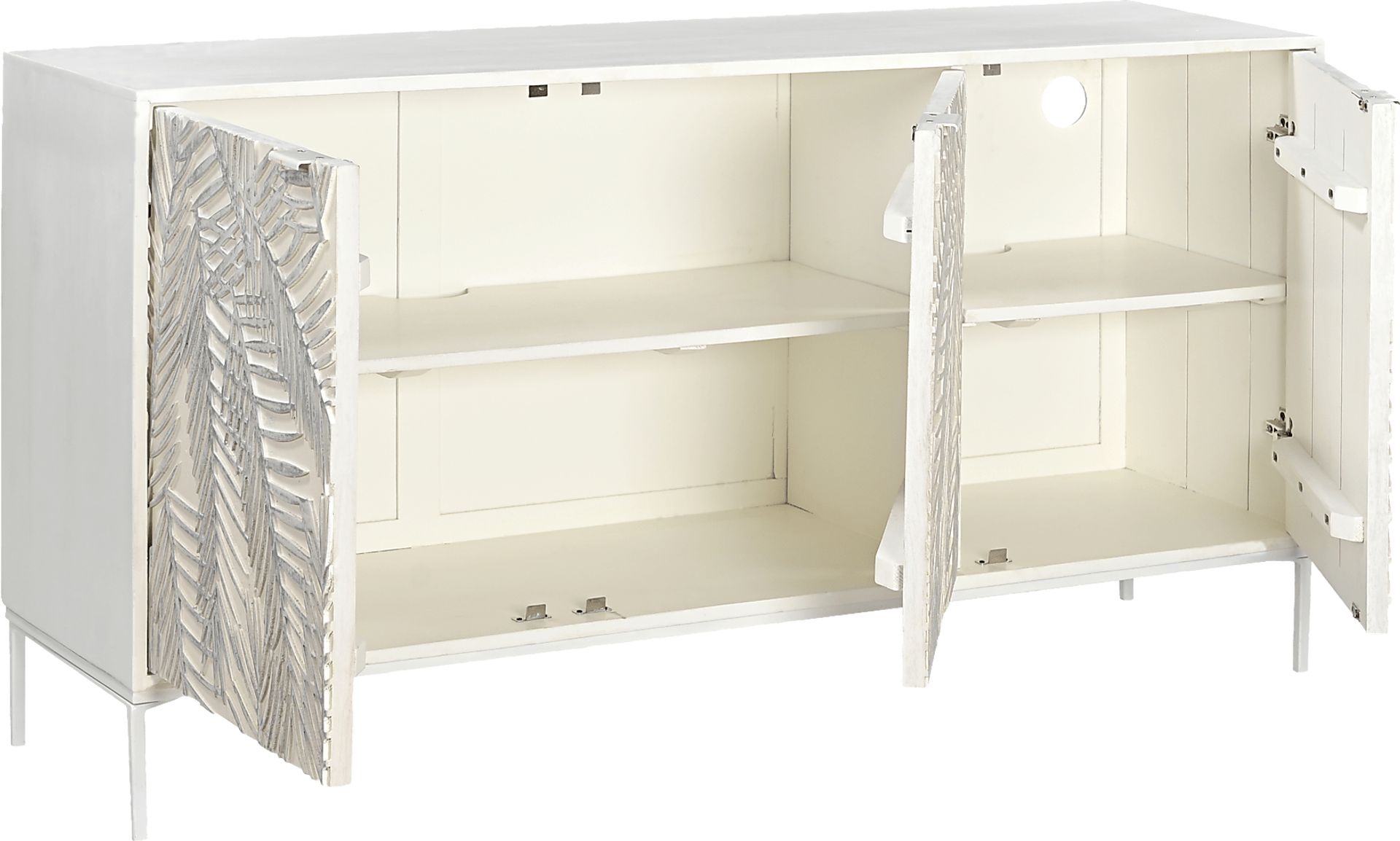 Huntingdon White Credenza - Image 3