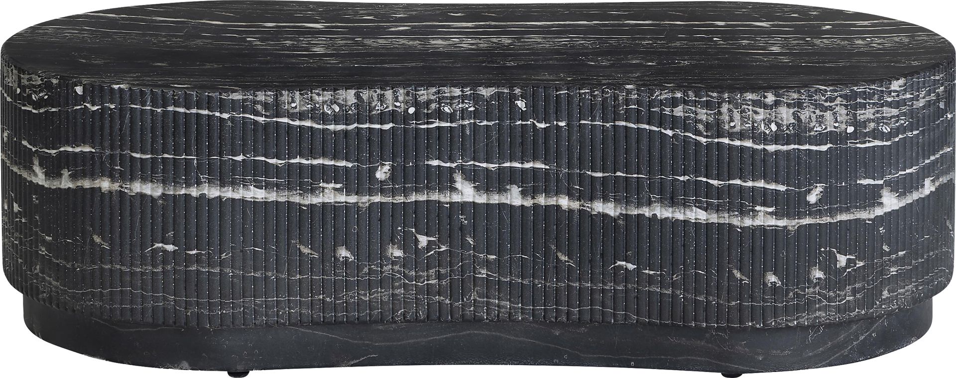 Huntingly Outdoor Black Cocktail Table - Image 2