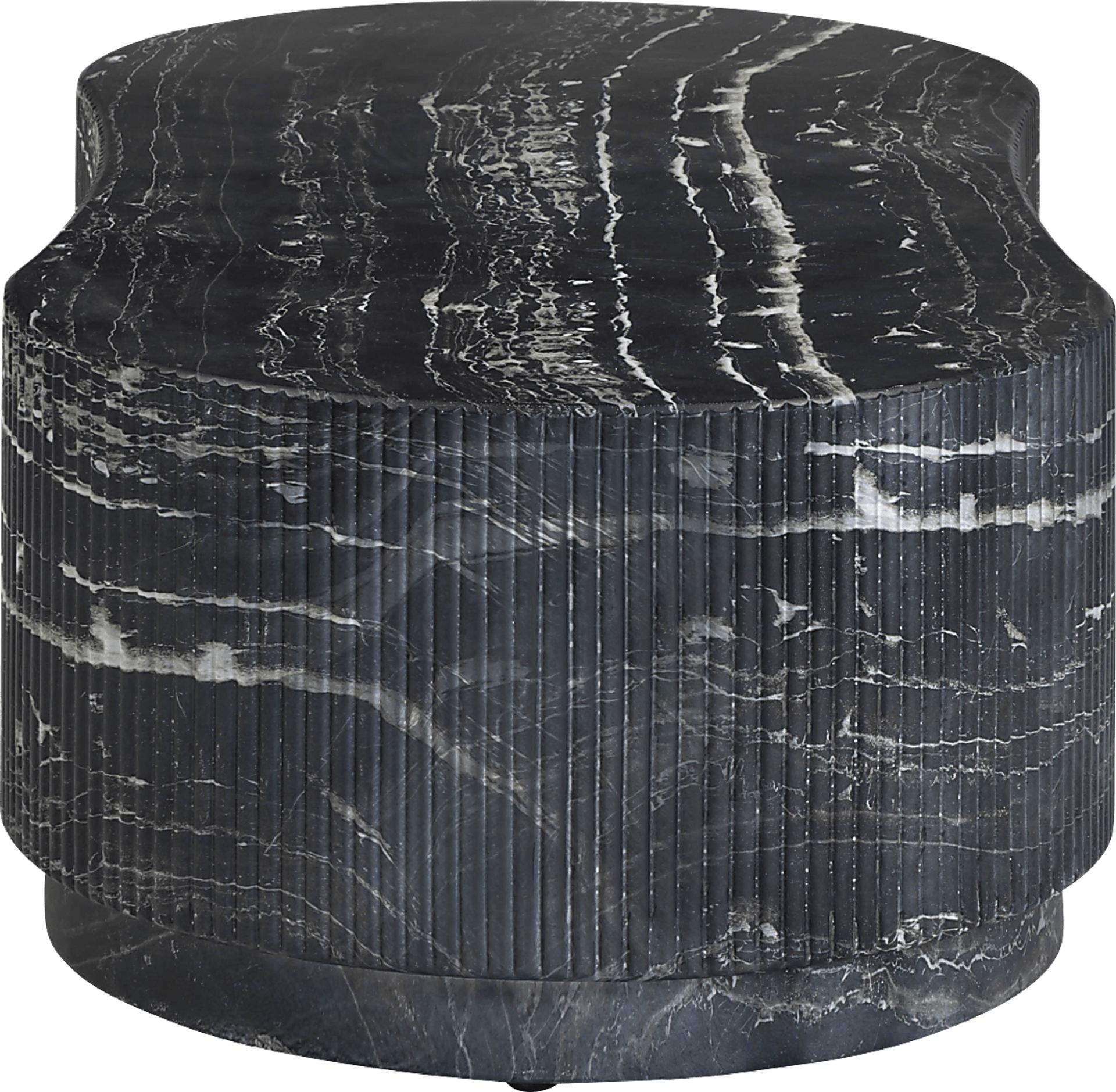 Huntingly Outdoor Black Cocktail Table - Image 5