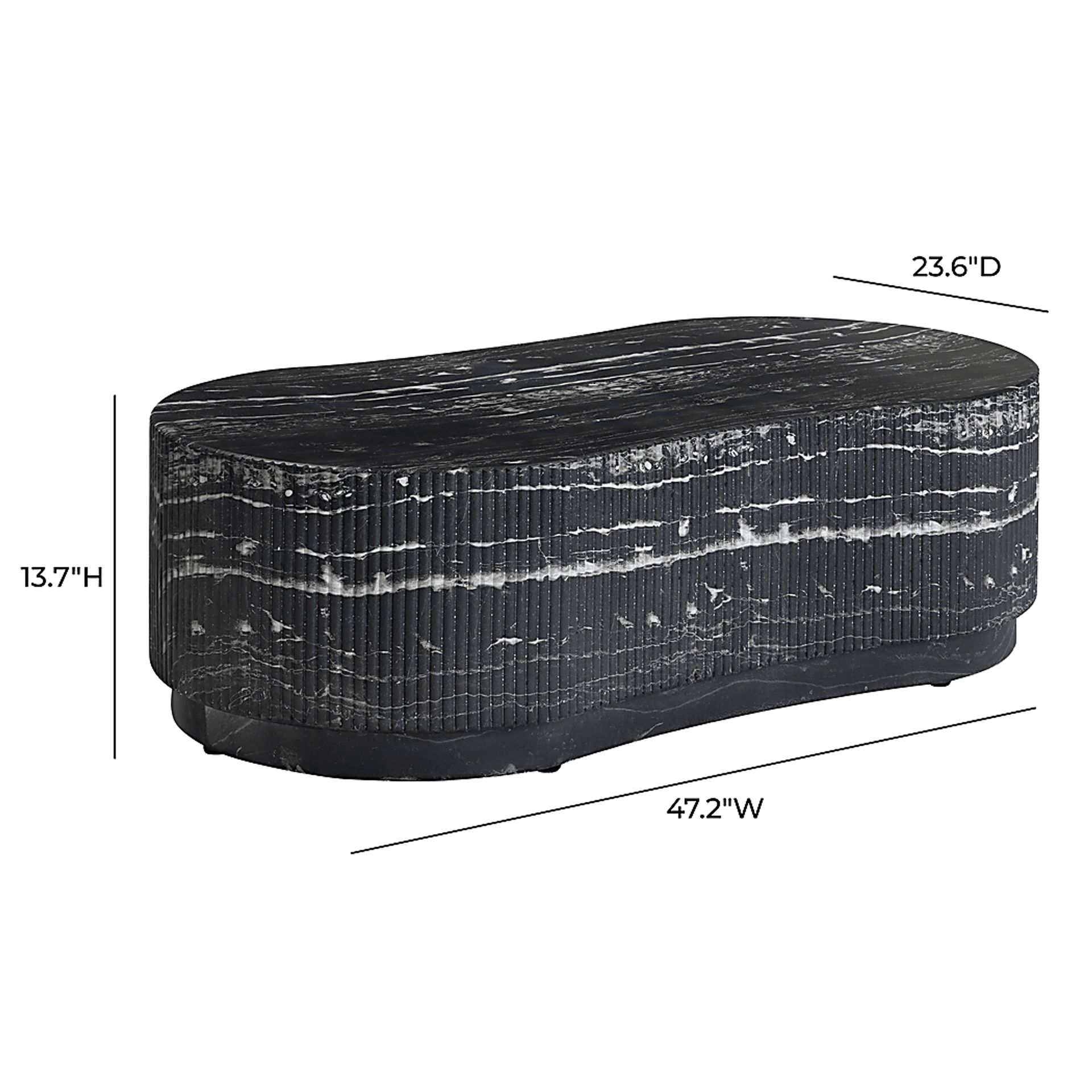 Huntingly Outdoor Black Cocktail Table - Image 9