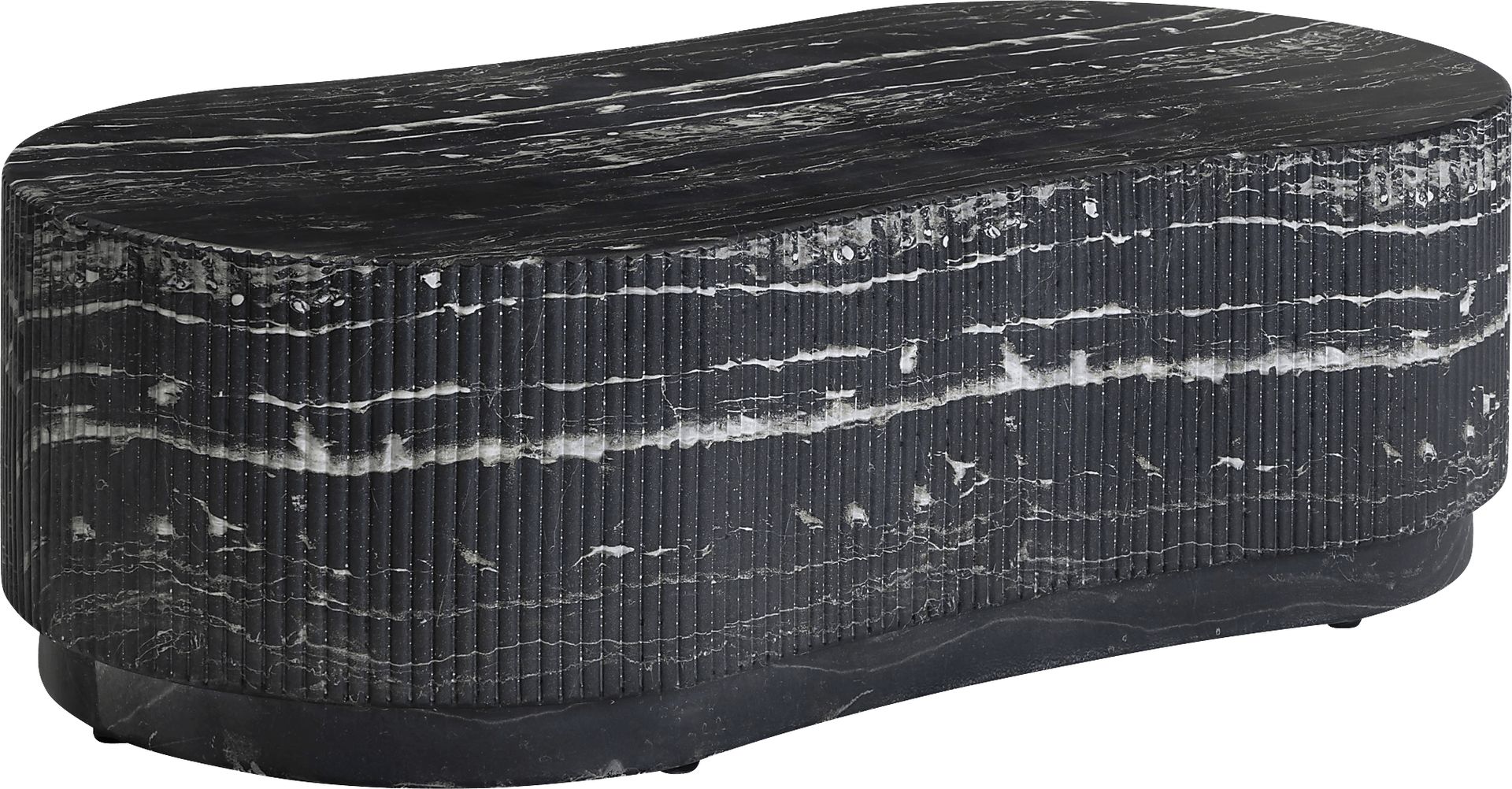 Huntingly Outdoor Black Cocktail Table - Image 1